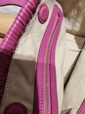 Handwoven Cowhide Leather Basket Tote Bag | Women's Shoulder Hobo Bag