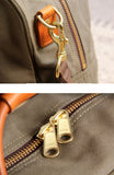 Waxed Canvas Leather Travel Duffle Bag | Men's Vintage Weekender & Overnight Bag