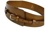 Wide Cowhide Leather Waist Belt | Handmade Women's Cinch Belt for Dresses, Coats & Sweaters