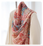 Mulberry Silk Long Scarf | Women's Lightweight Versatile Shawl, Gift for Mum