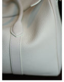 Handmade Top Grain Cowhide Leather Boston Bag | Crossbody & Satchel