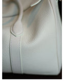 Handmade Top Grain Cowhide Leather Boston Bag | Crossbody & Satchel