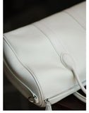 Handmade Top Grain Cowhide Leather Boston Bag | Crossbody & Satchel