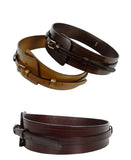 Wide Cowhide Leather Waist Belt | Handmade Women's Cinch Belt for Dresses, Coats & Sweaters