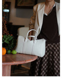 Handmade Top Grain Cowhide Leather Boston Bag | Crossbody & Satchel