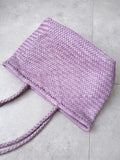 Handwoven Basket Tote Bag | Vegetable-Tanned Italian Cowhide Hand-Carry Bag | Minimalist Summer Commuter Style