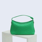 2024 Summer Collection: Luxurious Lambskin Woven Handbag for Women | Handcrafted Versatile Vintage-Inspired Shoulder Crossbody Bag