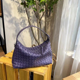 2024 Summer Collection: Luxurious Lambskin Woven Handbag for Women | Handcrafted Versatile Vintage-Inspired Shoulder Crossbody Bag