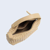 2024 Summer Collection: Luxurious Lambskin Woven Handbag for Women | Handcrafted Versatile Vintage-Inspired Shoulder Crossbody Bag