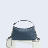 2024 Summer Collection: Luxurious Lambskin Woven Handbag for Women | Handcrafted Versatile Vintage-Inspired Shoulder Crossbody Bag