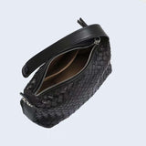 2024 Summer Collection: Luxurious Lambskin Woven Handbag for Women | Handcrafted Versatile Vintage-Inspired Shoulder Crossbody Bag