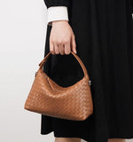 2024 Summer Collection: Luxurious Lambskin Woven Handbag for Women | Handcrafted Versatile Vintage-Inspired Shoulder Crossbody Bag