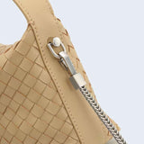 2024 Summer Collection: Luxurious Lambskin Woven Handbag for Women | Handcrafted Versatile Vintage-Inspired Shoulder Crossbody Bag