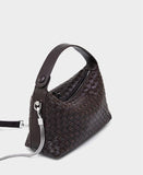 2024 Summer Collection: Luxurious Lambskin Woven Handbag for Women | Handcrafted Versatile Vintage-Inspired Shoulder Crossbody Bag
