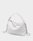 2024 Summer Collection: Luxurious Lambskin Woven Handbag for Women | Handcrafted Versatile Vintage-Inspired Shoulder Crossbody Bag