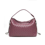 2024 Summer Collection: Luxurious Lambskin Woven Handbag for Women | Handcrafted Versatile Vintage-Inspired Shoulder Crossbody Bag