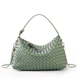 2024 Summer Collection: Luxurious Lambskin Woven Handbag for Women | Handcrafted Versatile Vintage-Inspired Shoulder Crossbody Bag