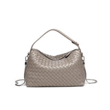 2024 Summer Collection: Luxurious Lambskin Woven Handbag for Women | Handcrafted Versatile Vintage-Inspired Shoulder Crossbody Bag