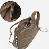 2024 Summer Collection: Luxurious Lambskin Woven Handbag for Women | Handcrafted Versatile Vintage-Inspired Shoulder Crossbody Bag