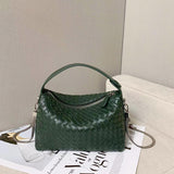 2024 Summer Collection: Luxurious Lambskin Woven Handbag for Women | Handcrafted Versatile Vintage-Inspired Shoulder Crossbody Bag