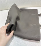 Reversible Full Grain Togo Leather Tote Bag | Two-Tone Everyday Carry Bag
