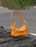 Luxury Togo Calfskin Leather Pillow Bag | Minimalist Slouchy Crossbody & Shoulder Bag | 2026 Designer Collection