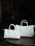 Handmade Top Grain Cowhide Leather Boston Bag | Crossbody & Satchel