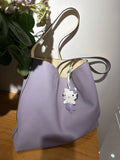 Reversible Full Grain Togo Leather Tote Bag | Two-Tone Everyday Carry Bag