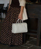 Handmade Top Grain Cowhide Leather Boston Bag | Crossbody & Satchel