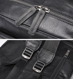 Full Grain Leather Backpack for Men | Vintage Handcrafted Cow hide Business Bag | Large Laptop Commuter Backpack