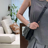 Elegant Lambskin Woven Crossbody Bag | Handcrafted Versatile Party Bag Wedding Clutch Bag