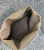 Reversible Full Grain Togo Leather Tote Bag | Two-Tone Everyday Carry Bag