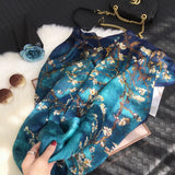 Mulberry Silk Long Scarf | Women's Lightweight Versatile Shawl, Gift for Mum