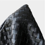 Luxurious Handwoven Lambskin Handbag Drawstring, Genuine Leather Shoulder Bucket Bag for Women