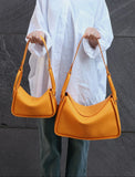 Luxury Togo Calfskin Leather Pillow Bag | Minimalist Slouchy Crossbody & Shoulder Bag | 2026 Designer Collection