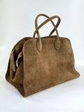 Autumn & Winter Italian Suede Leather Large Commuter Tote, Fashion Women's Shoulder & Crossbody Bag