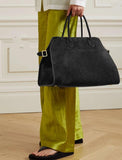 Autumn & Winter Italian Suede Leather Large Commuter Tote, Fashion Women's Shoulder & Crossbody Bag