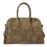 Autumn & Winter Italian Suede Leather Large Commuter Tote, Fashion Women's Shoulder & Crossbody Bag
