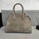 Autumn & Winter Italian Suede Leather Large Commuter Tote, Fashion Women's Shoulder & Crossbody Bag
