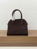 Autumn & Winter Italian Suede Leather Large Commuter Tote, Fashion Women's Shoulder & Crossbody Bag