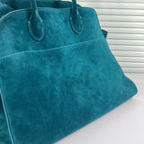 Autumn & Winter Italian Suede Leather Large Commuter Tote, Fashion Women's Shoulder & Crossbody Bag