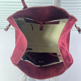 Autumn & Winter Italian Suede Leather Large Commuter Tote, Fashion Women's Shoulder & Crossbody Bag