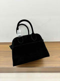 Autumn & Winter Italian Suede Leather Large Commuter Tote, Fashion Women's Shoulder & Crossbody Bag