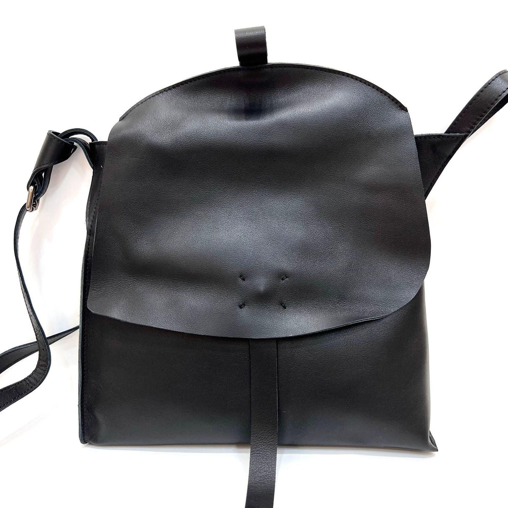 Black Shoulder 4 in 1, Convertible Backpack, Handcrafted Shoulder Bag, Leather Crossbody, Handbag With Long Strap, Women Backpack Bag - Image 9