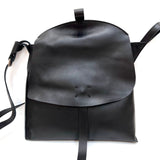 Black Shoulder 4 in 1, Convertible Backpack, Handcrafted Shoulder Bag, Leather Crossbody, Handbag With Long Strap, Women Backpack Bag