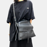 Black Shoulder 4 in 1, Convertible Backpack, Handcrafted Shoulder Bag, Leather Crossbody, Handbag With Long Strap, Women Backpack Bag - Image 5