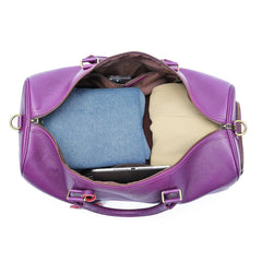 Blue Purple Fashion Duffel Bag Premium Leather Travel Duffel Bag | Men's or Women's Carry-All Duffel - Handcrafted Waterproof Gym Carry-On with Shoe Compartment, Blue Purple Fashion Duffel Bag Premium Leather Travel Duffel Bag | Men's or Women's Carry-All Duffel - Handcrafted Waterproof Gym Carry-On with Shoe Compartment,