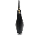 Braided Strap Lambskin Leather Hobo Bag | Handheld, Shoulder, and Crossbody Crescent Bag