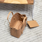 Calfskin Leather Wave-Cut Hollow Out Shoulder Bag, Scalloped Laser-Cut Handbag, Fashion Designer Bag