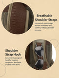 Waterproof Camera Bag Purse, Leather DSLR Bag | Anti-Theft Canvas Camera Backpack with USB Charging for Travel & Outdoor